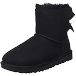 UGG Women's Mini Bailey Bow Ii Boot, Black, 11
