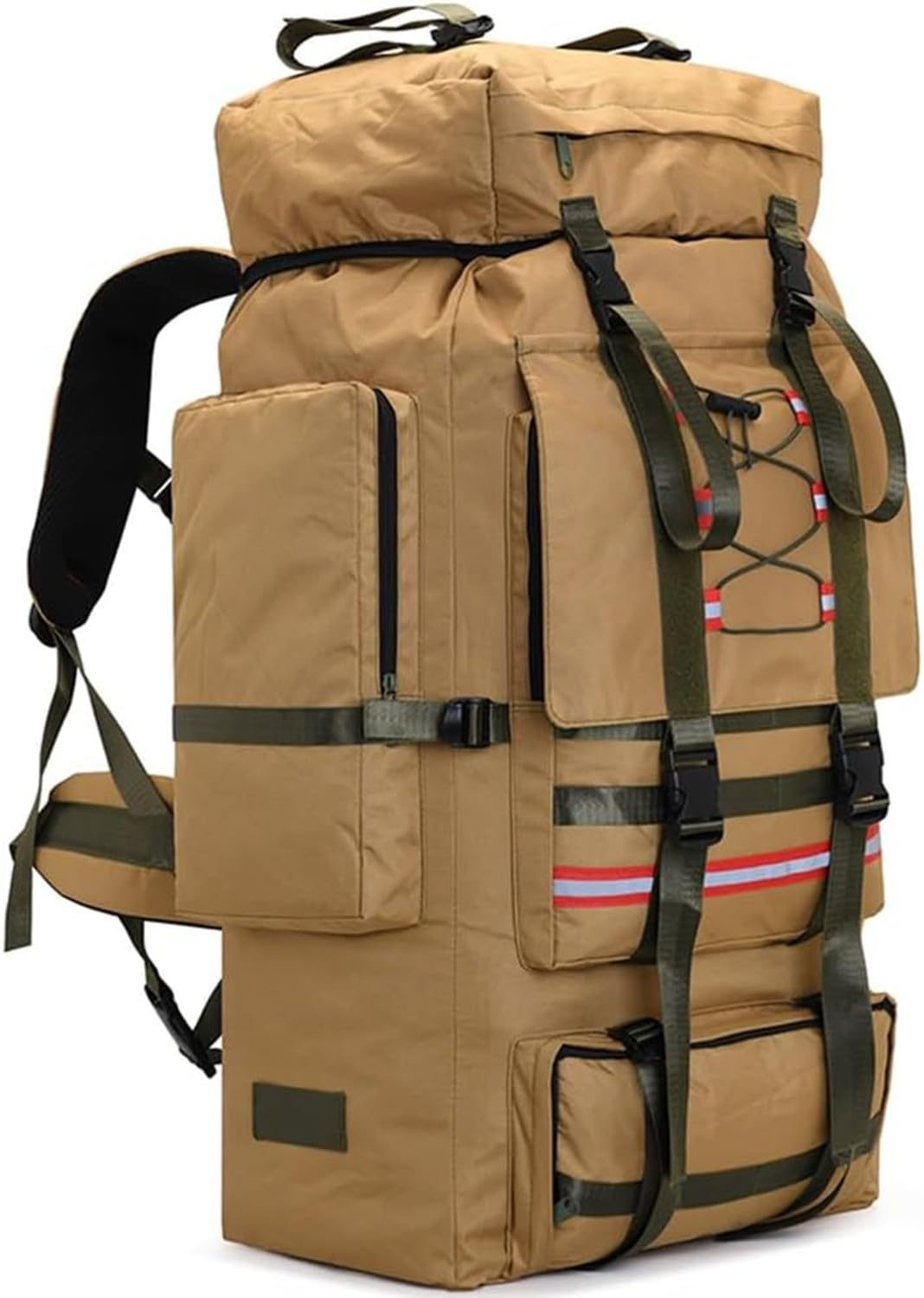 Zaino Da Viaggio Zaino Da 130 Litri, Zaino Da Trekking, Traspirante Leggero Impermeabile Zaino Grande Alpinismo Trekking Campeggio Viaggio Escursionismo Zaino Da Campeggio Borsa