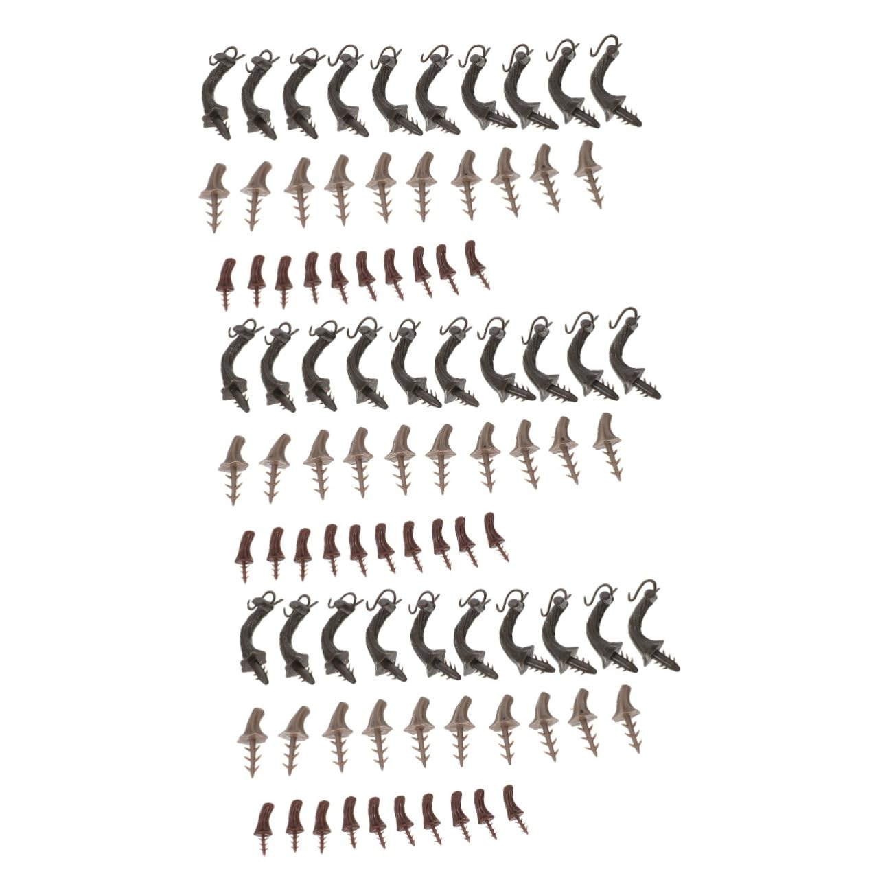 Lurrose 90 Pcs Thanksgiving Pumpkin Handle Foam Pumpkins Stem Pumpkin Making Tool Artificial Pumpkin Stem Durable Pumpkin Handle Pumpkin Stems for Crafts Reward Plastic Halloween