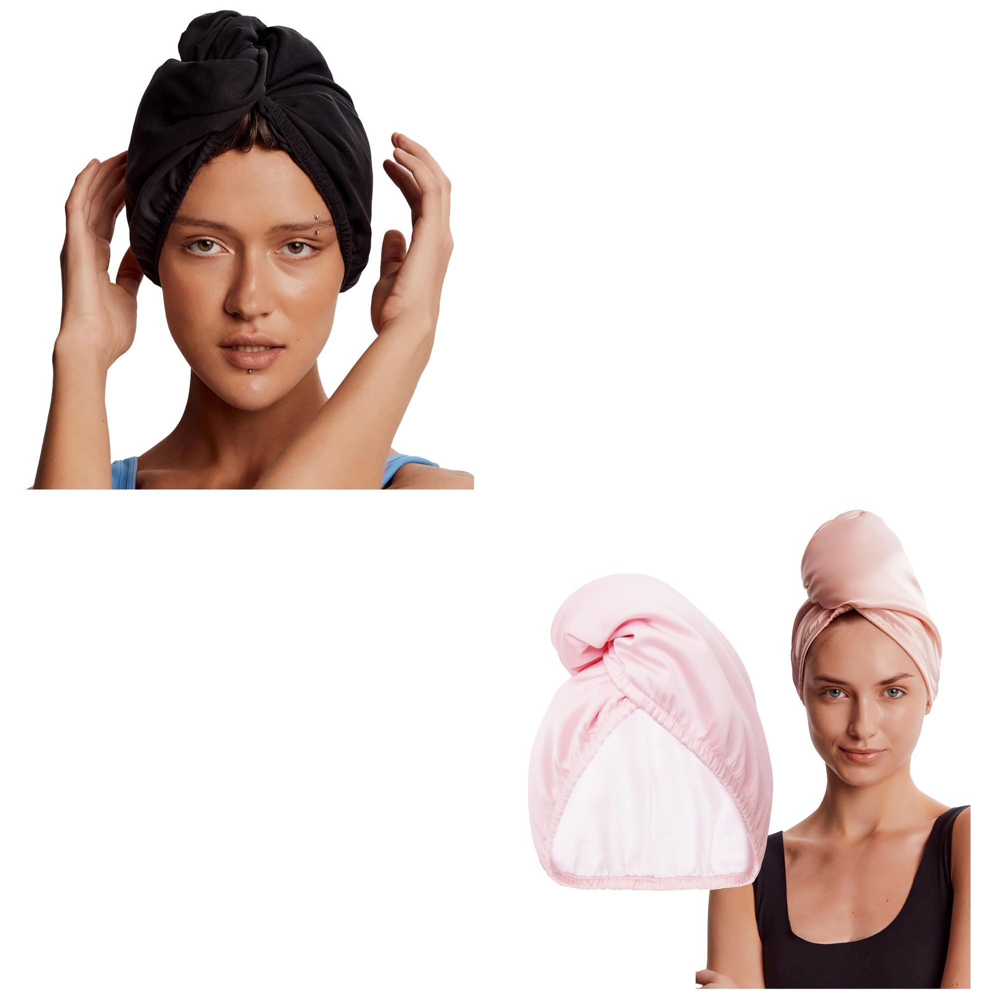GLOV Bundle Toallas Microfibra para Cabello Secado Rápido y Rizos