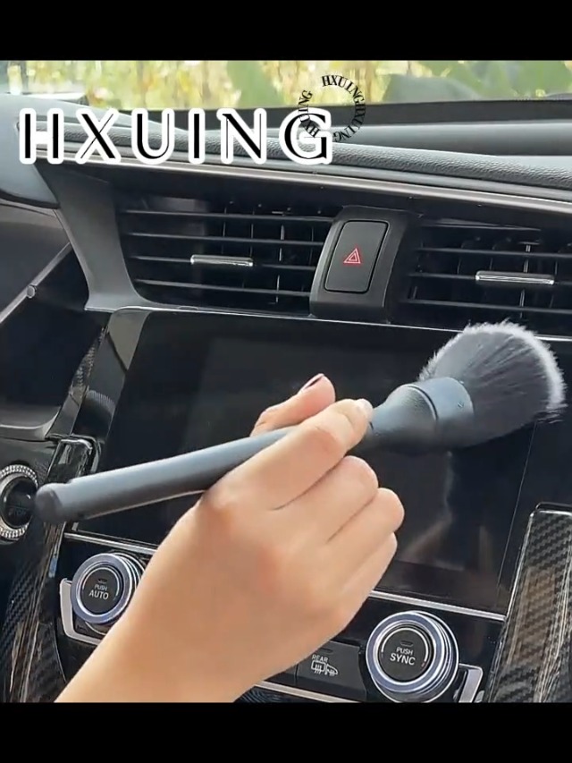 Set 7 Pennelli Per Pulizia Auto - Per Cerchioni, Ventilazioni E Interni Con Panno Microfibra