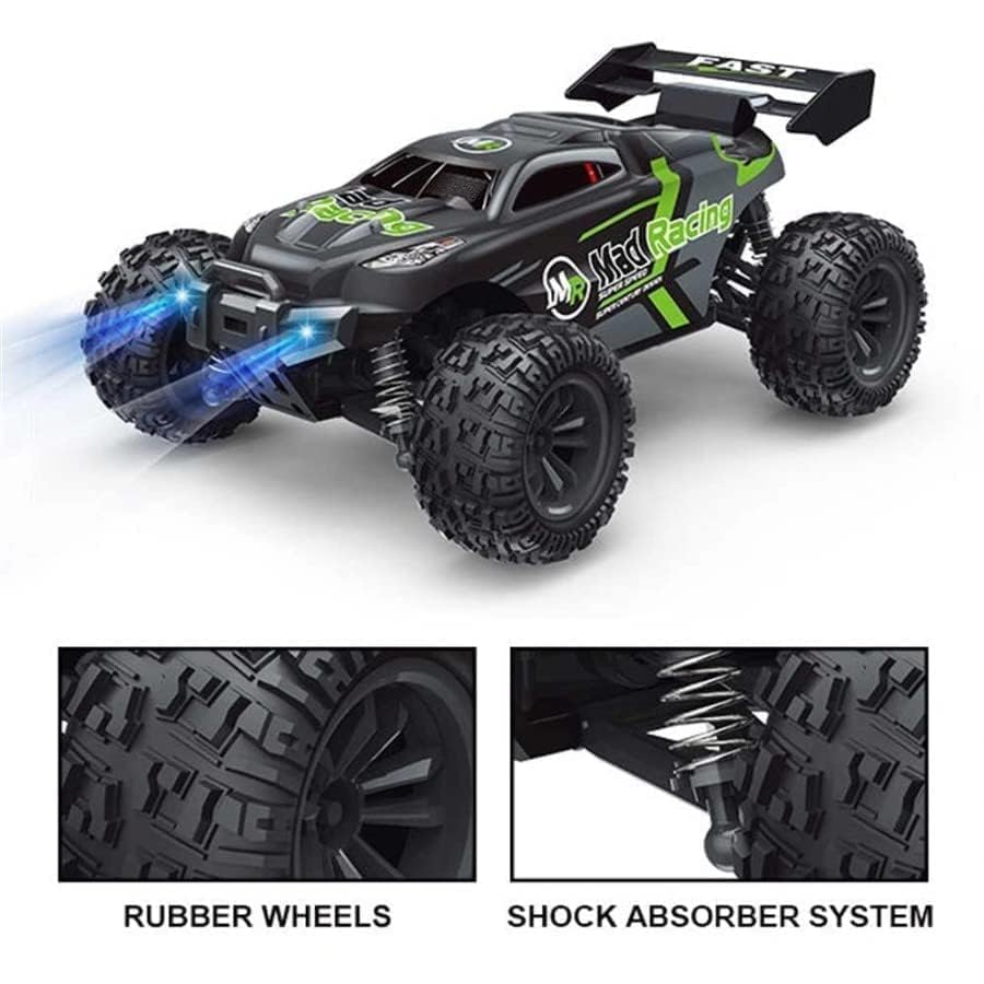 Image of RC Cars, 4WD Off Road Monster Truck, 35KM /H High Speed Remote Control Car for Kids Adults 1:18 Scale 2.4GHz All Terrain RC Truck (Multi)