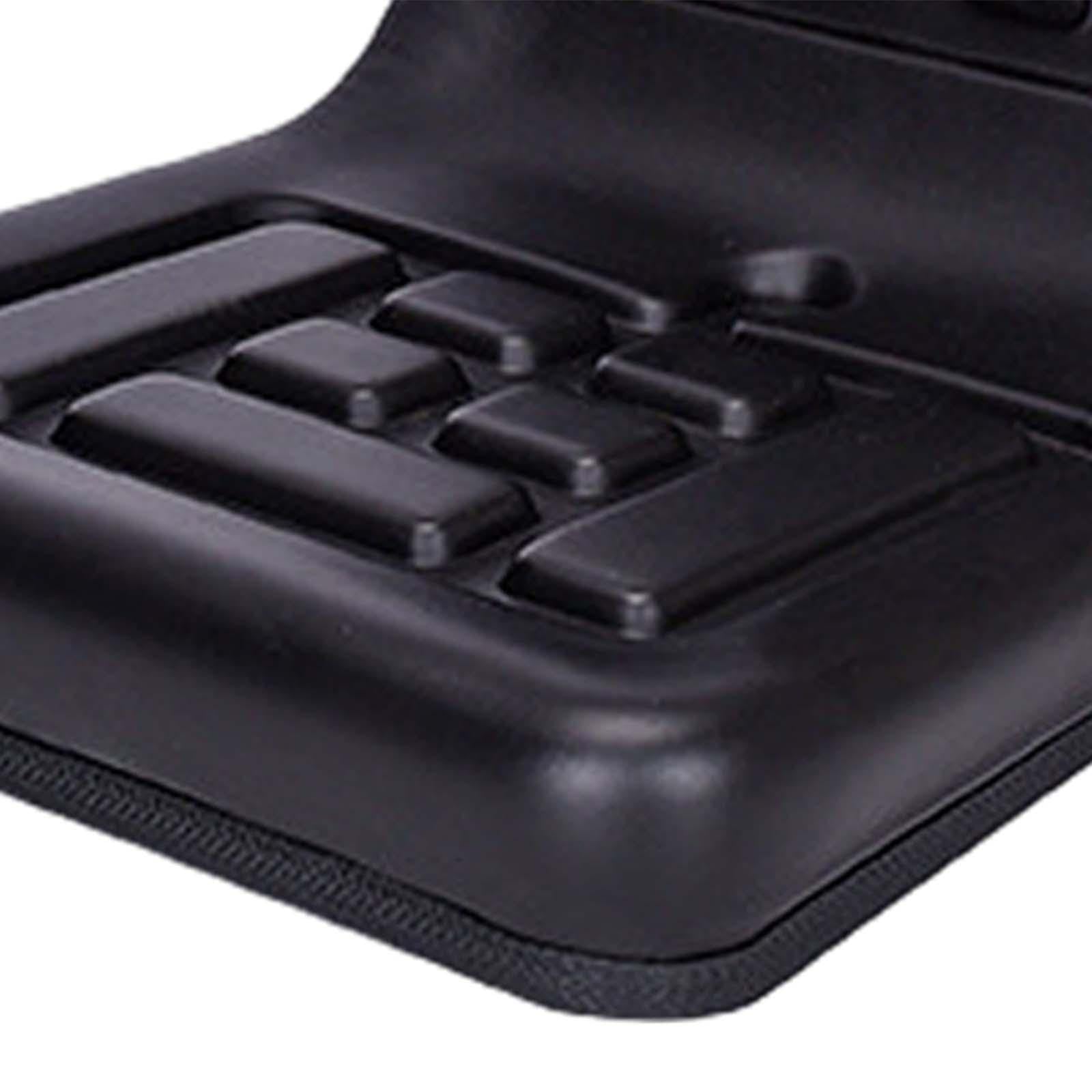 Asiento para Tractores Asiento Maquinaria Agrícola Asiento Universal Cosechadora con Acolchado Grueso de Cuero Pu Fácil de Colocar Y Limpiar Adecuado, Modelo de soporte