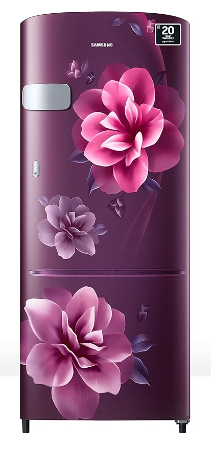 Samsung 223 L 3 Star Inverter Direct-Cool Single Door Refrigerator (RR24C2Y23CR/NL, Camellia Purple) at Rs. 17590