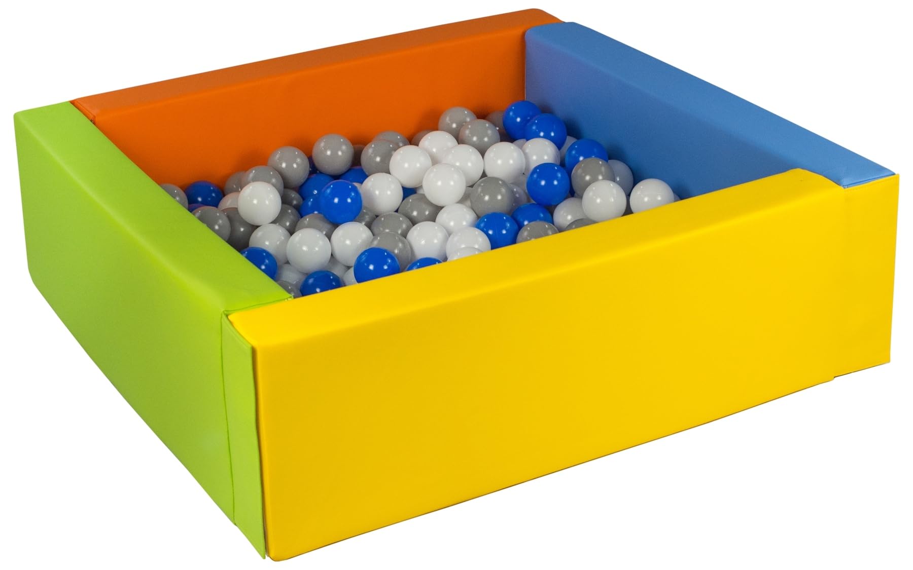 Soft play, home, indoor, outdoor, + 300 balls (Ball pit/balls colour: yellow, green, orange/white,grey) โ image 1