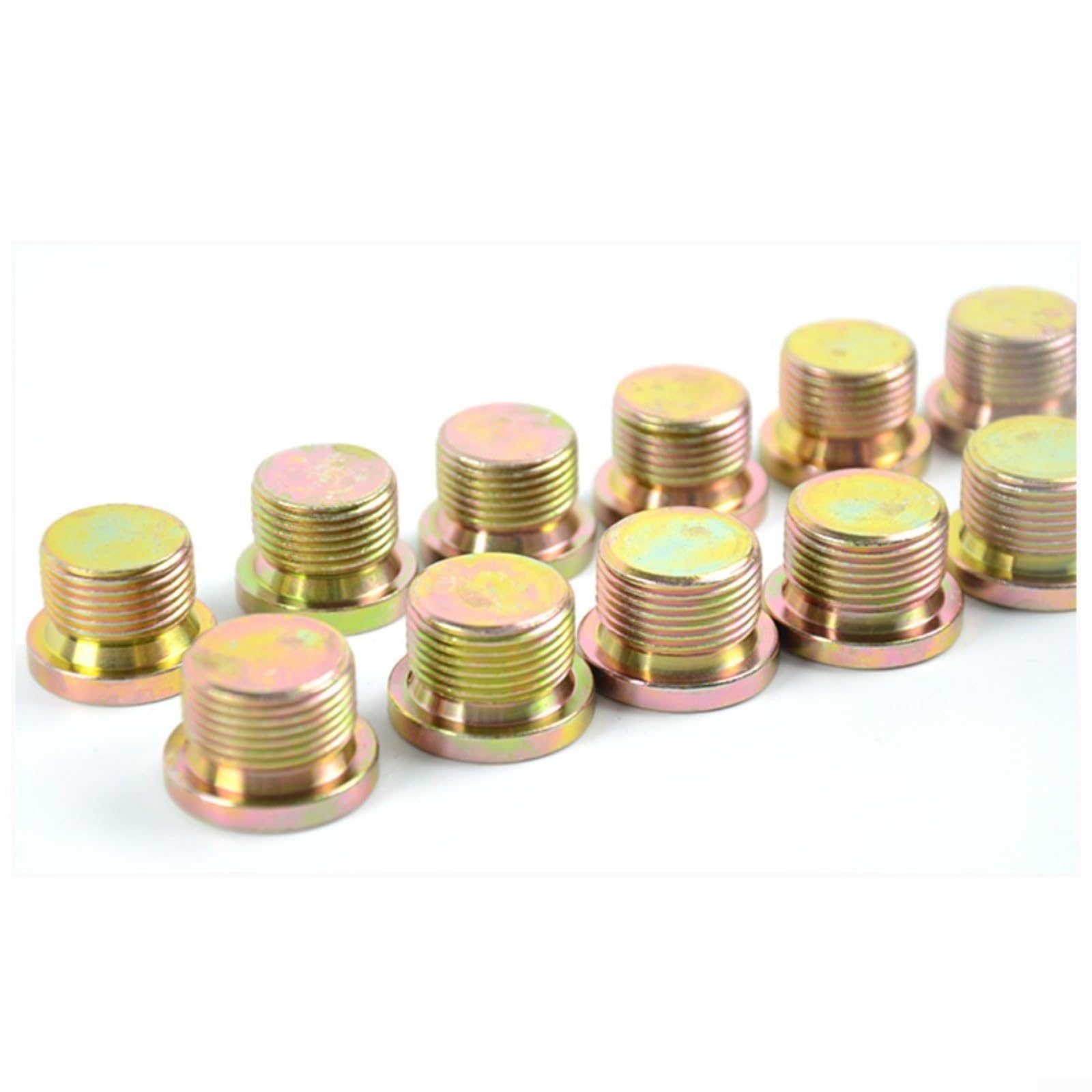 Kit di riparazione filettatura scarico olio con rubinetti, viti e rondelle di tenuta, set di utensili in acciaio per cuscinetti per filettature di pozzetto spogliato, 64/114 pezzi (114