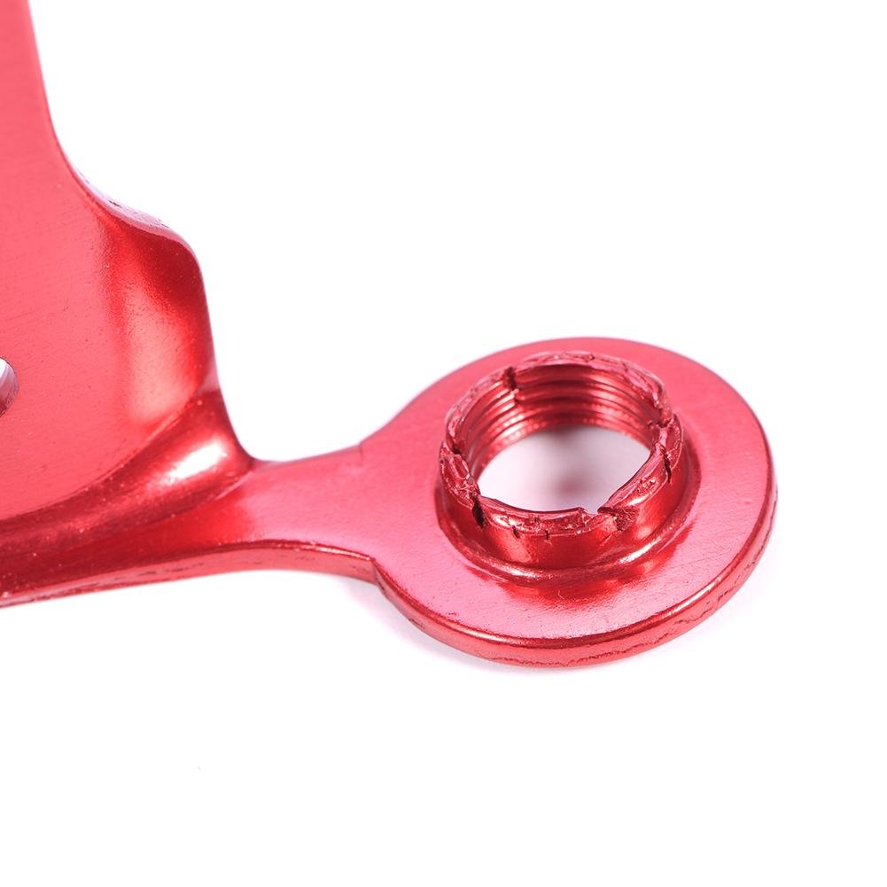 Porta cartuccia CO2, 2pz Supporto Gabbia Bottiglia CO2 per Bici da Strada Mountain Bike Staffa Bottiglia CO2 Accessori Ciclismo (1PZ Rosso)