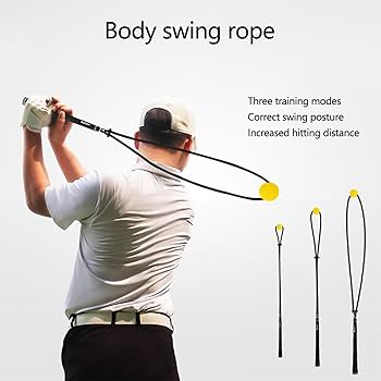 Amazon | 1/2 ゴルフスイング練習ロープ - ゴルフスイングプロ