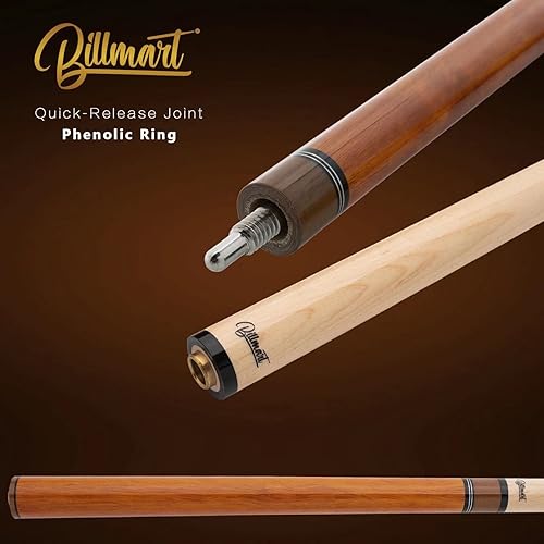 Miniatura 3 de Billmart Taco de billar Heavy Hitter Jump Break, taco de 3 piezas JumpBreak, 25 oz