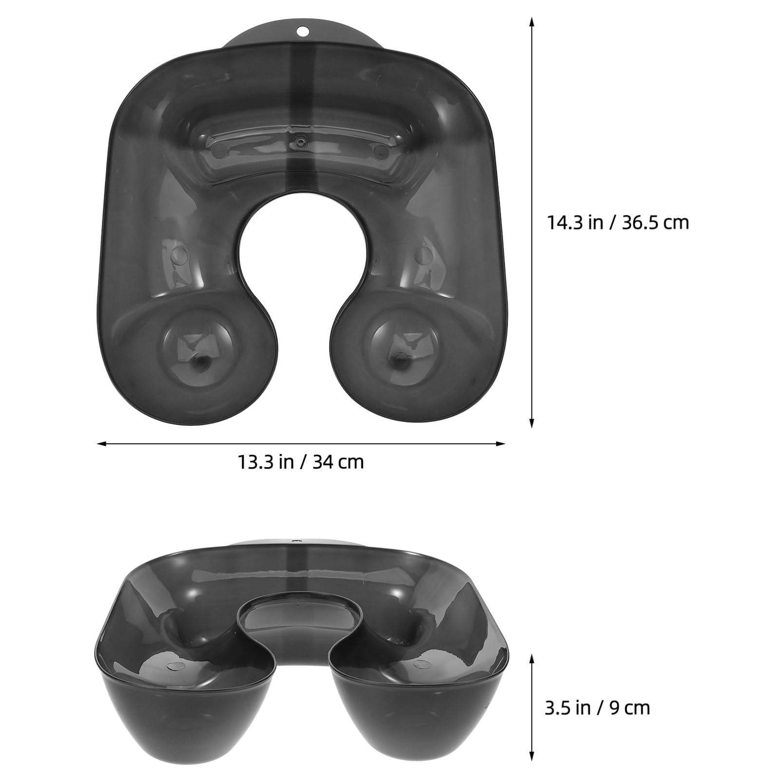 IWOWHERO Hair Dye Neck Rest Hair Catcher Dyeing Shoulder Pads Neck Protector Salon Shoulder Pad