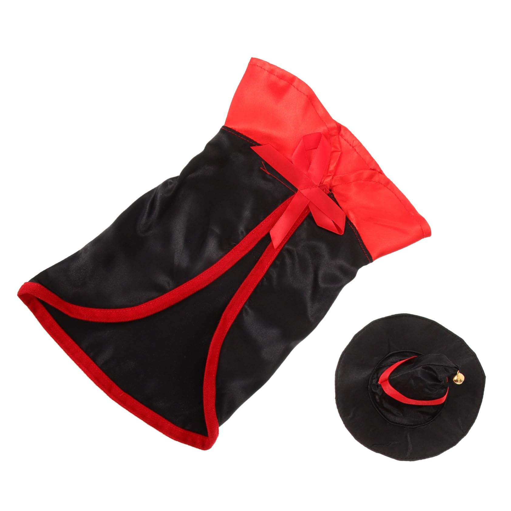 Déguisement Halloween pour chien et chat avec cape chauve-souris et serre-tête festif
