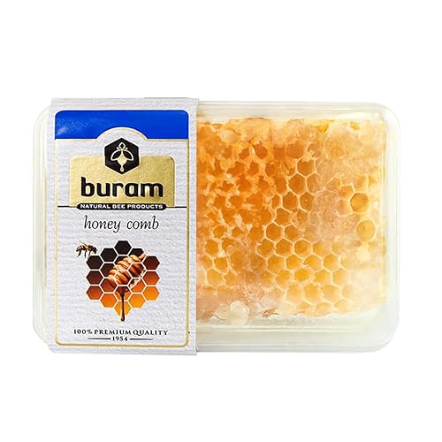 Miniatura 9 de Buram Pure Gourmet - Panal crudo 100% natural, sin aditivos, sin conservantes, de las montañas turcas, 7.1 onzas, paquete de 6