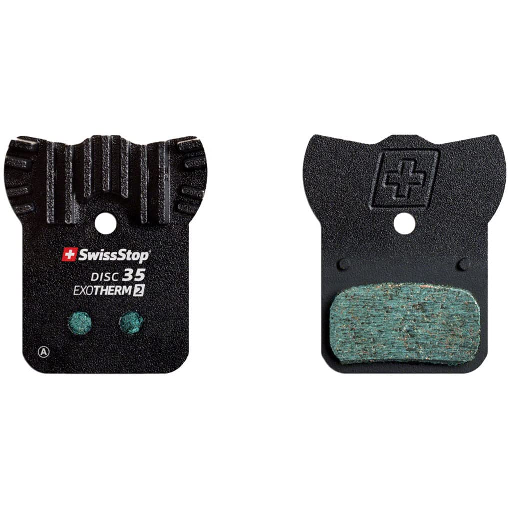 SwissStopExotherm Bicycle Disc Pads Model D35 for Sram eTap AXS and Avid Elixir Brake Calipers, Multi-Coloured (Multi-Coloured)