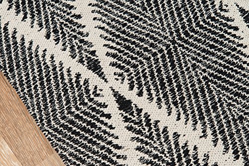 Tapete decorativo Erin Gates por Momeni 2' x 3' negro miniatura 5