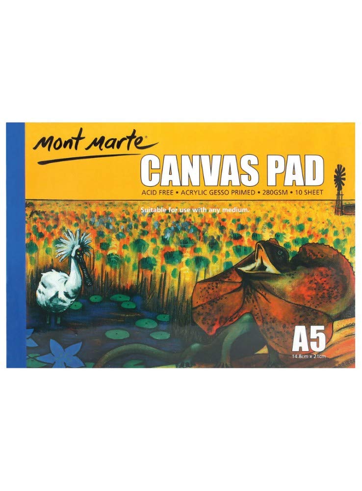 Mont Marte Mont Marte Canvas Pad 10 Sheet A5