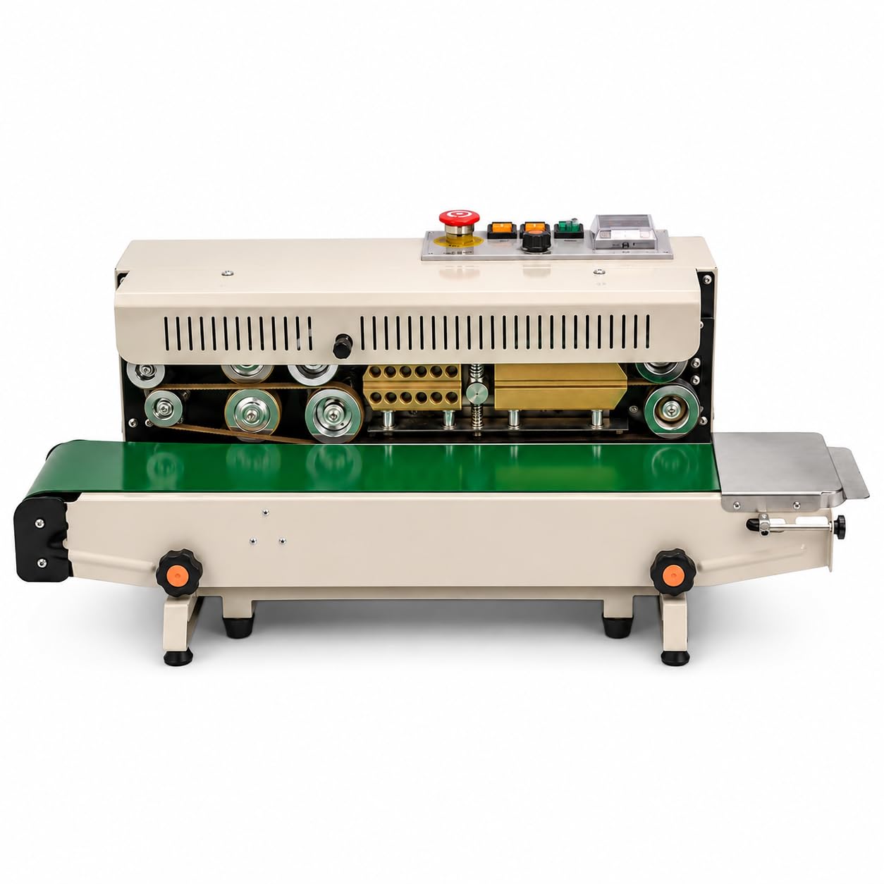 Macchina continua del sigillatore della banda, macchina orizzontale di sigillamento del sacchetto di plastica di 220V 500W con la larghezza della guarnizione di 6-12 millimetri per l'imballaggio
