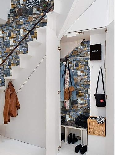 Miniatura 3 de Papel tapiz autoadhesivo de 393 pulgadas de largo x 17.71 pulgadas de ancho, papel adhesivo autoadhesivo para paredes y estantes, papel tapiz de