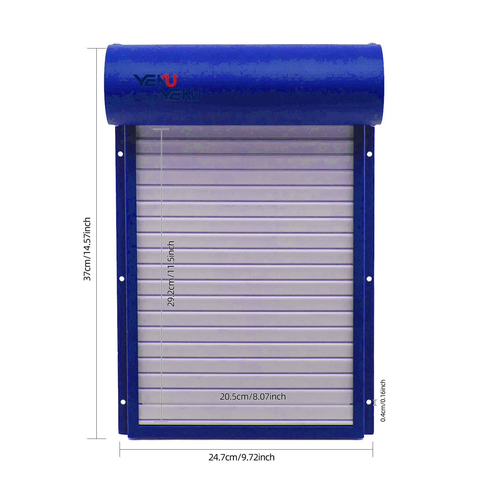 Porta Automatica per pollaio, Porta Automatica per polli con Controllo Timer, Controllo Manuale e Controllo Solare, Porta per pollaio, apriporta per polli per Fattoria, Giardino, Patio (Blu)