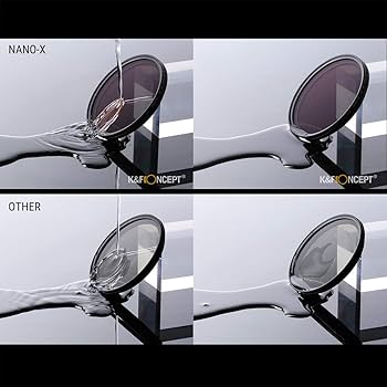 Amazon | K&F Concept NANO-X 可変NDフィルター 77mm ND2~ND32