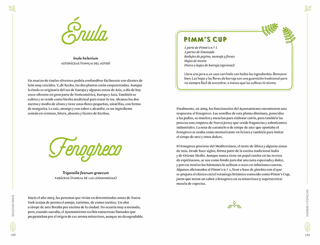 Botánica para cócteles: Las plantas que han dado origen a las mejores bebidas del mundo (Salamandra fun & food)