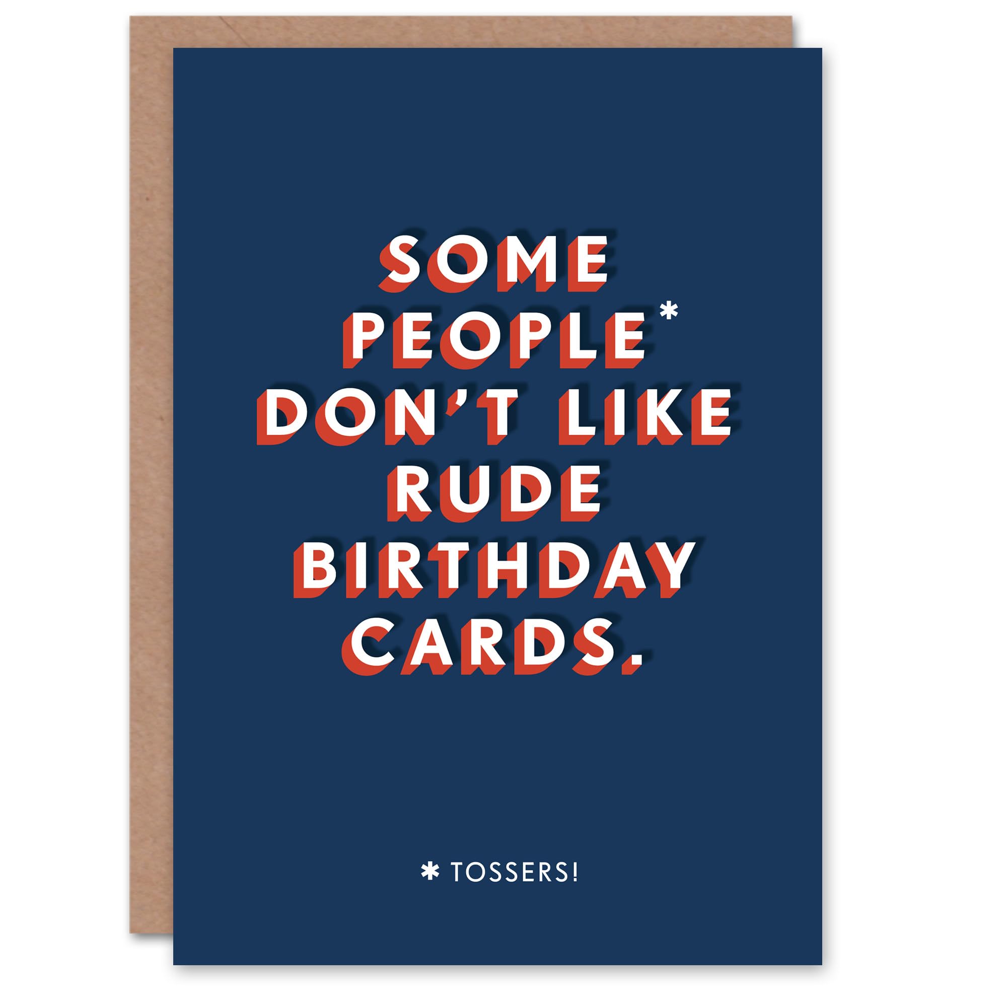 Artery8 Some People Don't Like Rude Cards Tossers Funny For Him Birthday Card