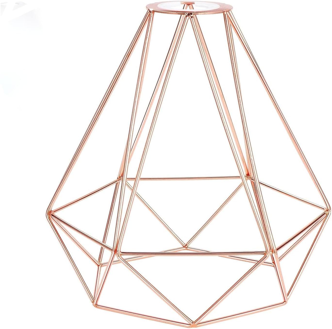 Rose Gold Cage Metal Basket Ceiling Light Shade Ceiling Fitting Lampshade