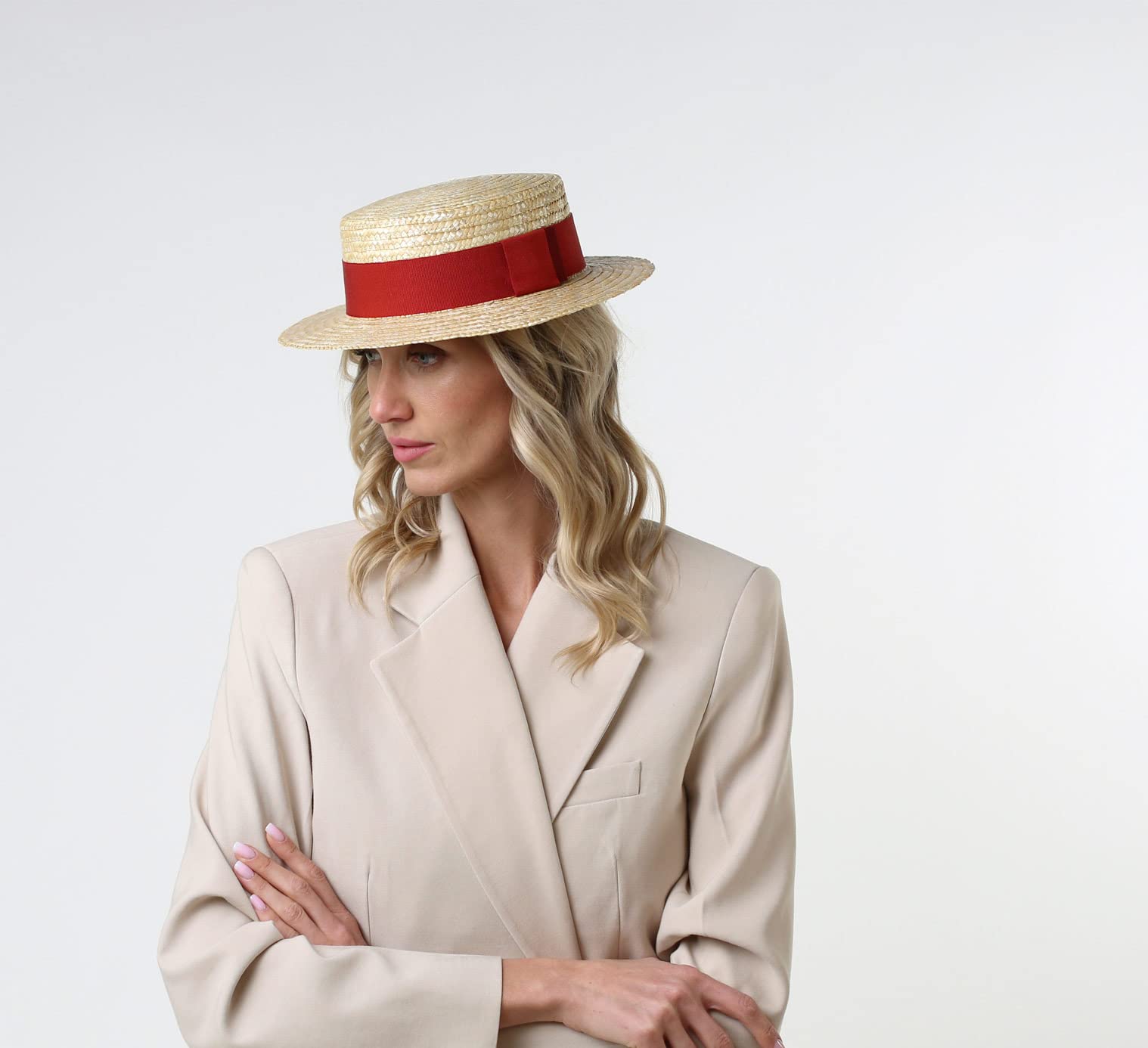 Chapeau canotier Paille Homme ou Femme Biarritz