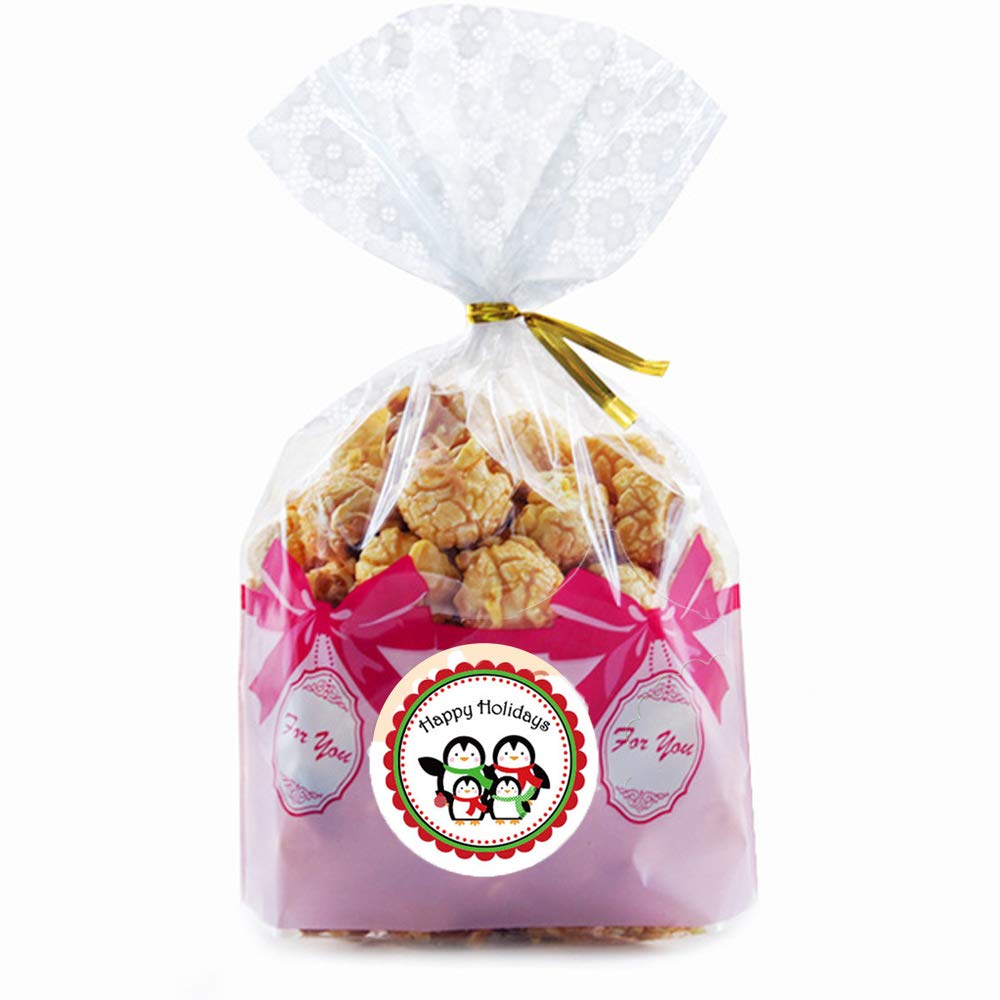 Ronde Kerststickers - Assorti - 50 stuks - ROCAS Nederland