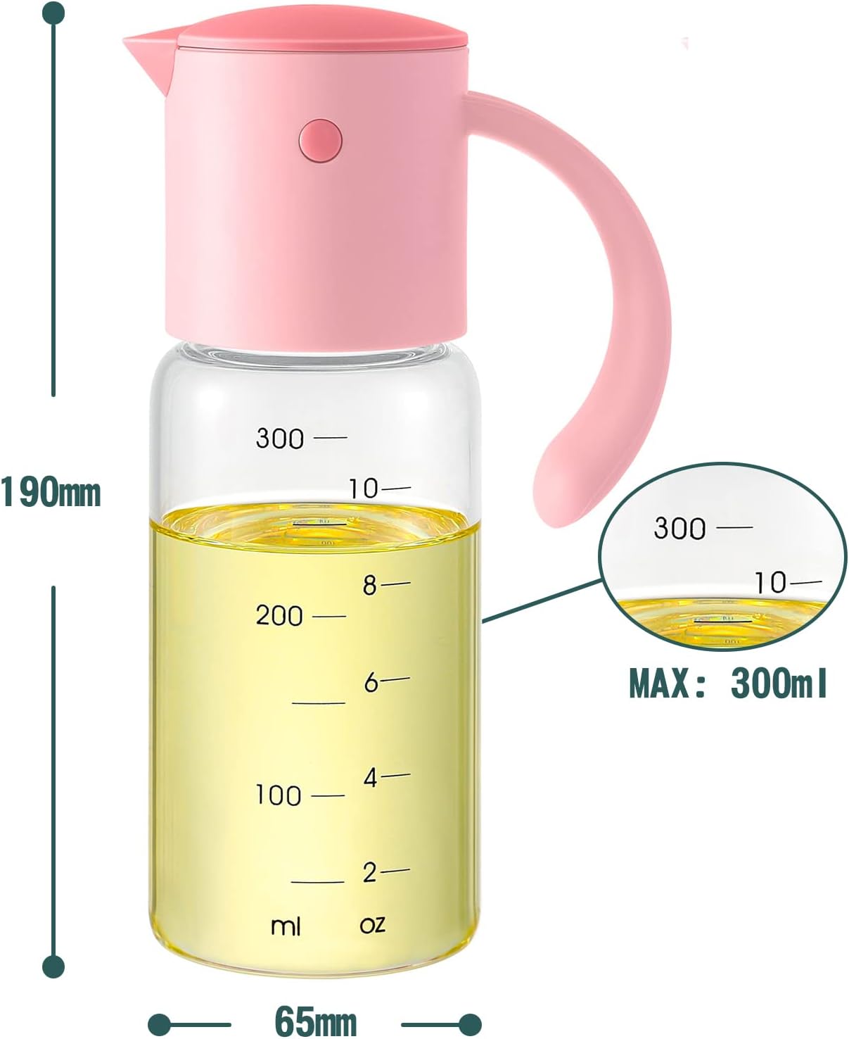 市場 オイルボトル 油入れ 片手 液だれしない 調味料 調味料入れ 醤油差し