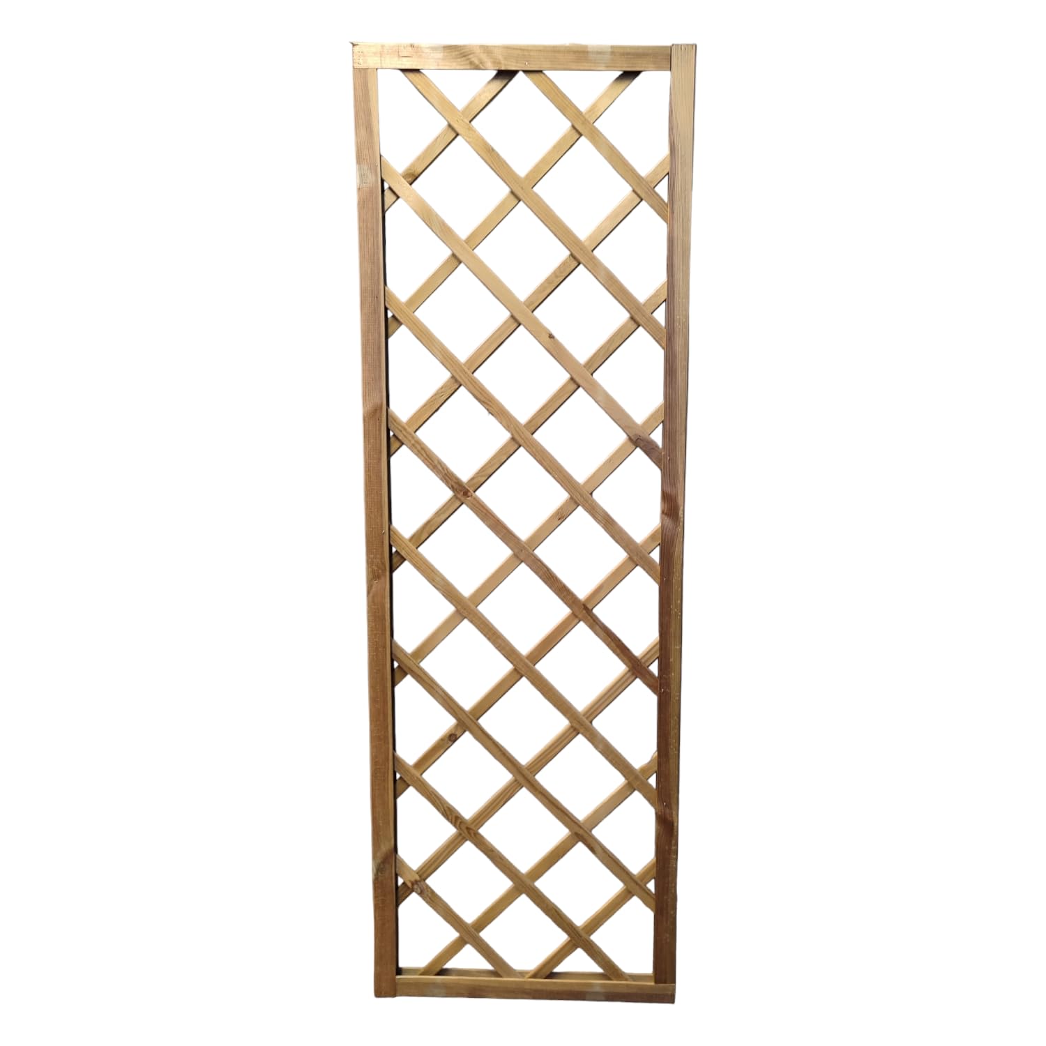 Pannello Grigliato In Legno Di Pino Per Giardino - Rampicanti, Recinzione, Privacy | 120x180 Cm - Foto 2