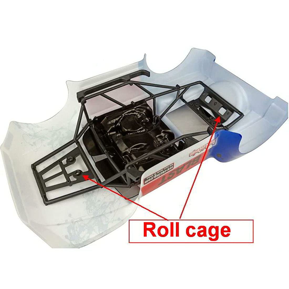 Force.18CXP silnik Nitro Off-Road RC Car, 1:10 2,4G pilot zdalnego sterowania z szybkim modelem pojazdu do samochodu, ze zbiornikiem paliwa o dużej pojemności 80 cm3, welon