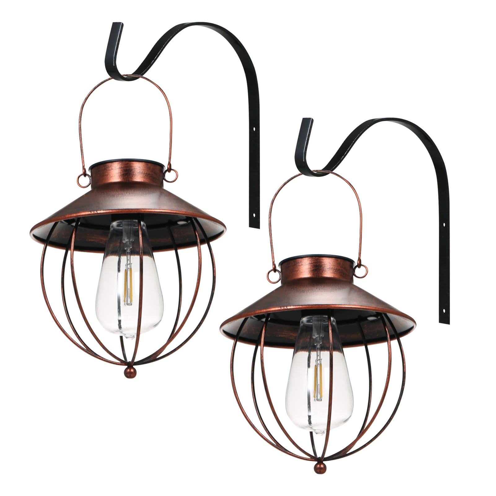 Lumières suspendues extérieures solaires pour l'ambiance du chemin de patio