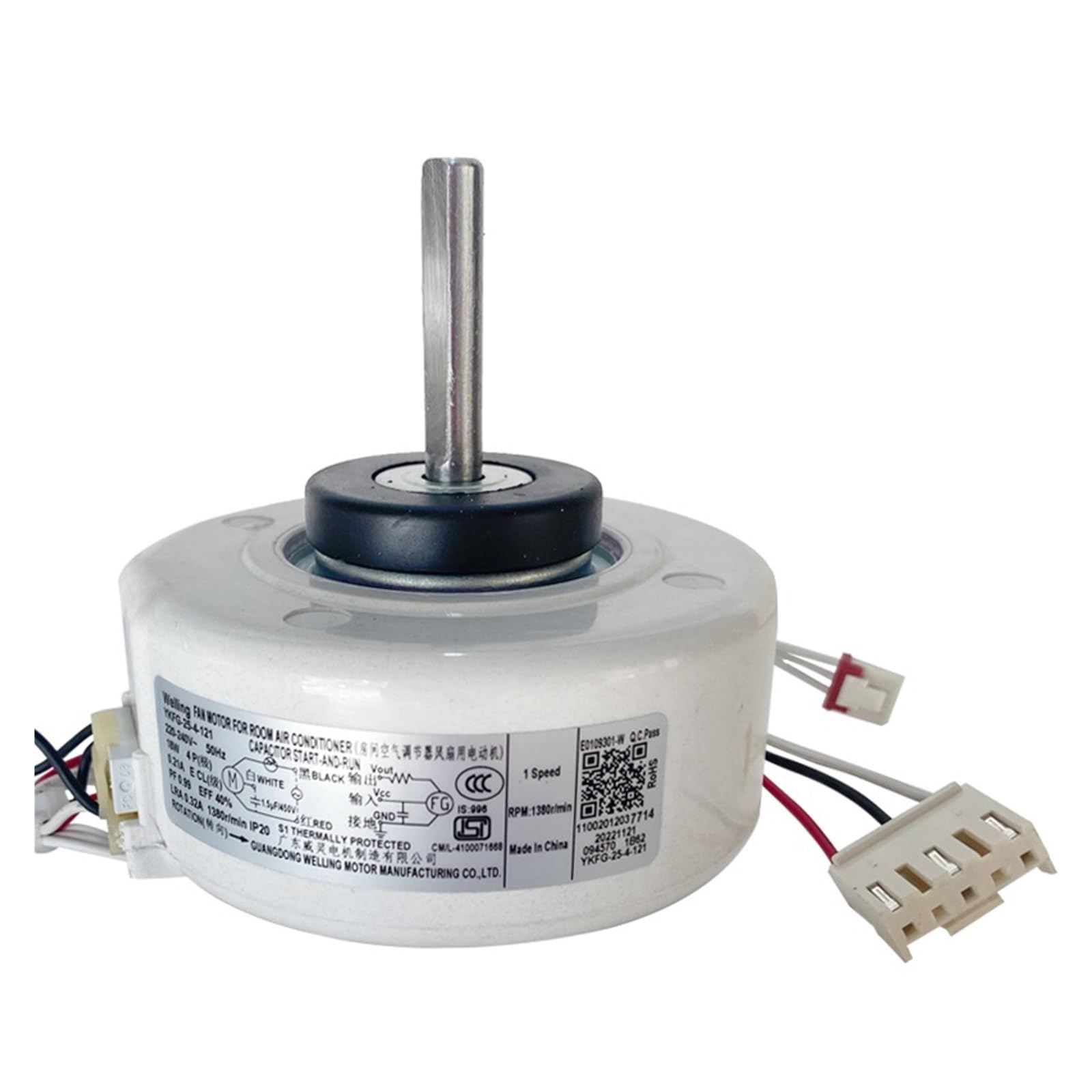 Air Conditioner Motor RPG20D=RPG20E=RPG20B YKFG-25-4-121 RPG20D RPG20E RPG20B Fan Air Conditioner Motor(The major axis)