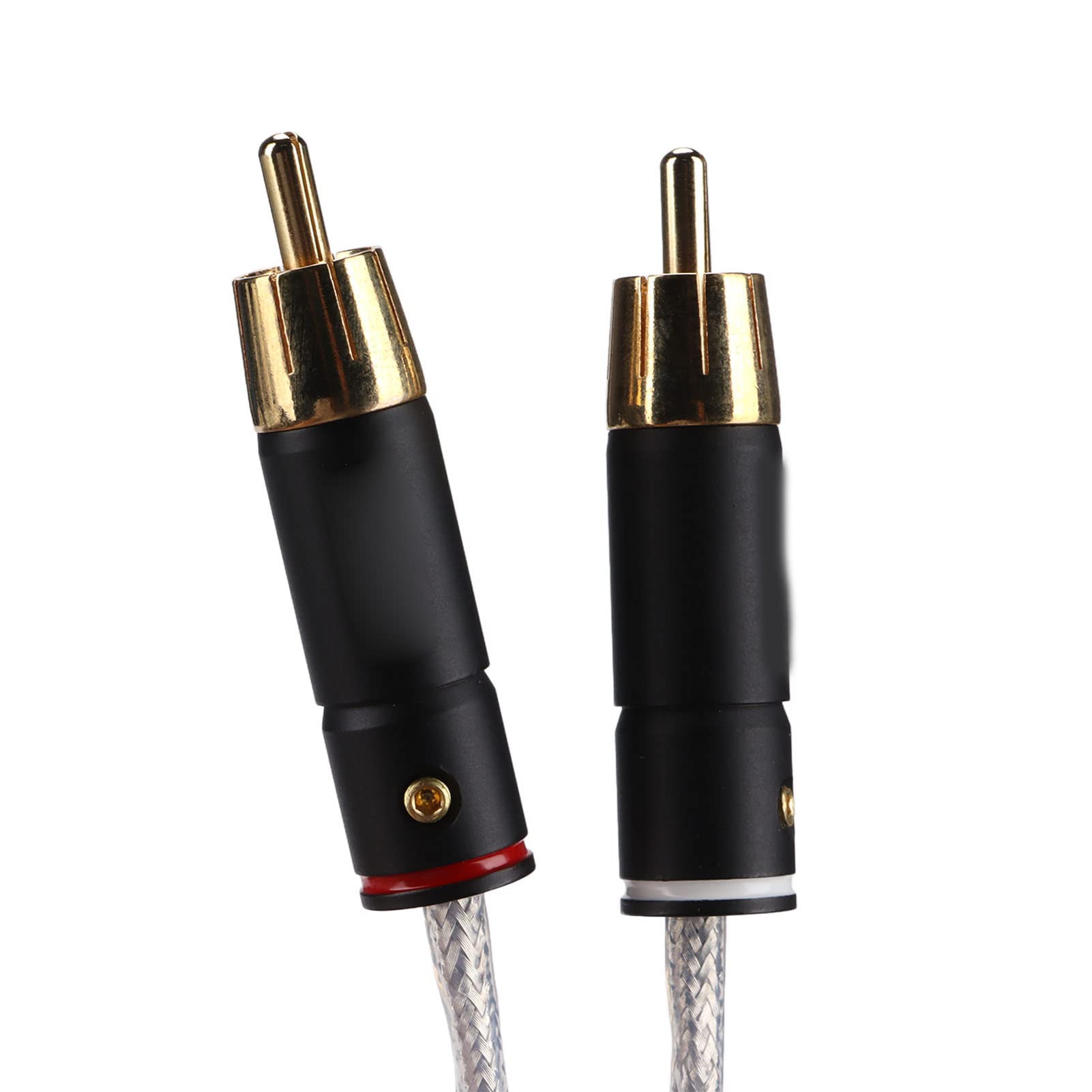 Audiophiles, cavo RCA da 2 RCA maschio a 2 RCA maschio, cavo Aux con cavo di terra per LP vinile Record Phonograph, Home Audio o Home Theatre, ecc (2M)