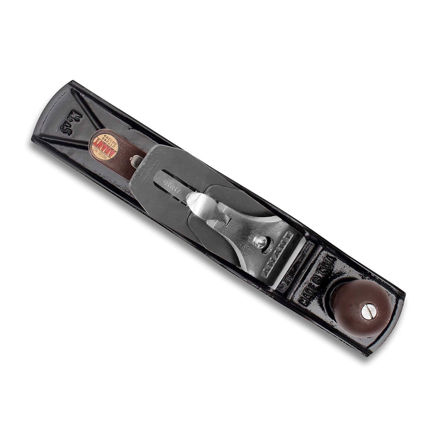 REnterprises Adjustable Iron Jack Plane | Heavy duty carpenter wood tool with sharp planer blade for Industrial Use (LARGE) 3