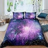 Bxnthd Funda Nórdica Patrón De Cielo Estrellado Cósmico D