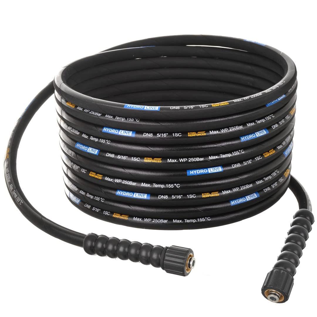 Agua caliente pistola 15m manguera 250bar DN8 lanza boquilla para limpiador de alta presión Karcher HD HDS