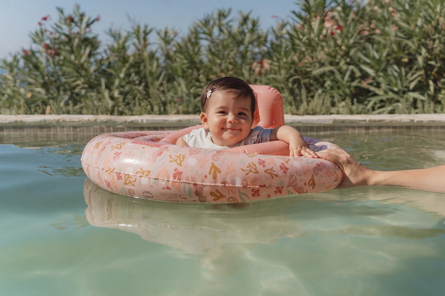 Little Dutch Schwimmsitz Schwimmring für Babys Kleinkinder Mädchen rosa - Ocean Dreams