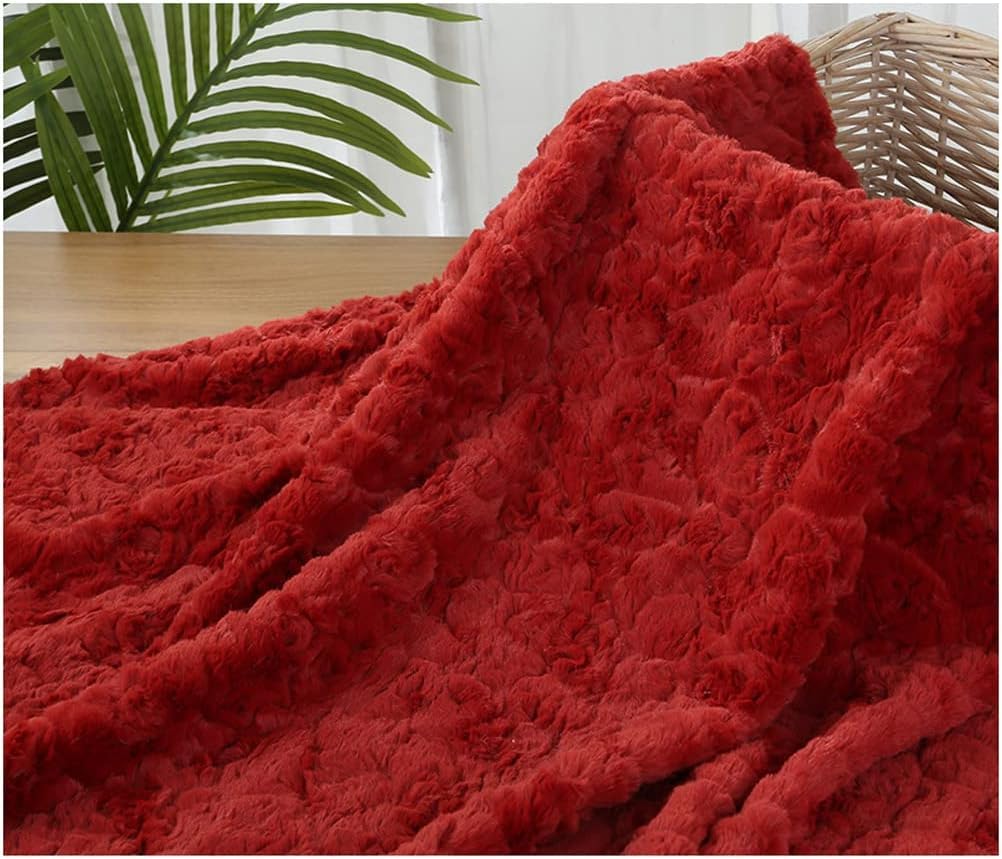 Tissu imitation fourrure Rosso haut de gamme pour col de veste et finitions mode