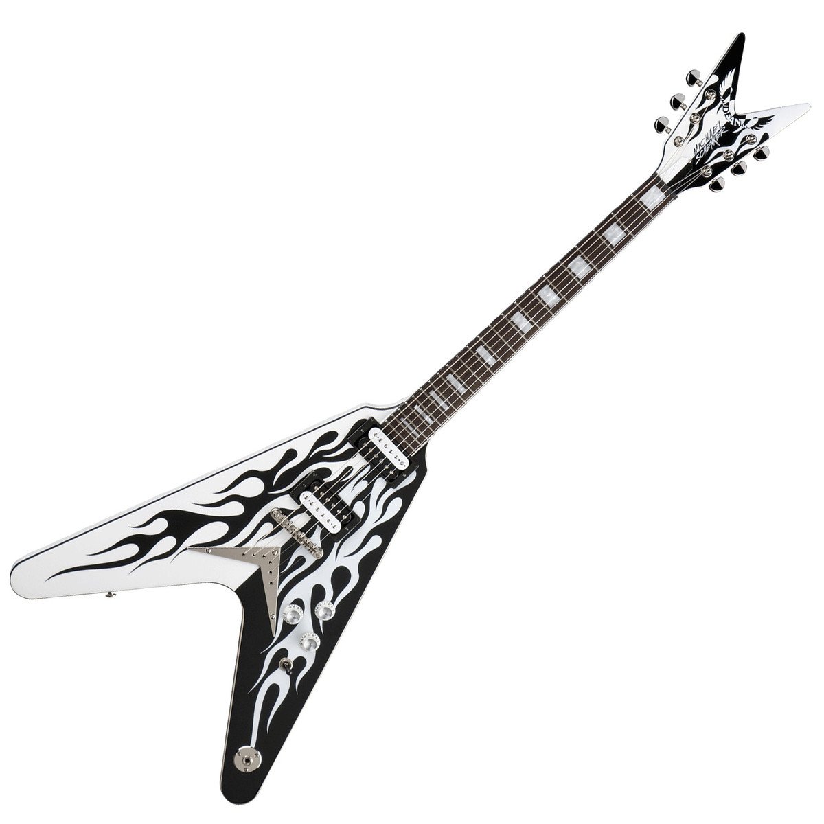 DEAN Michael Mchenker Custom Flame Dean Michael Schenker MS Custom