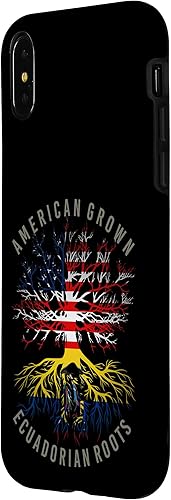Miniatura 8 de Funda para iPhone XR con diseño de raíces ecuatorianas de Ecuador