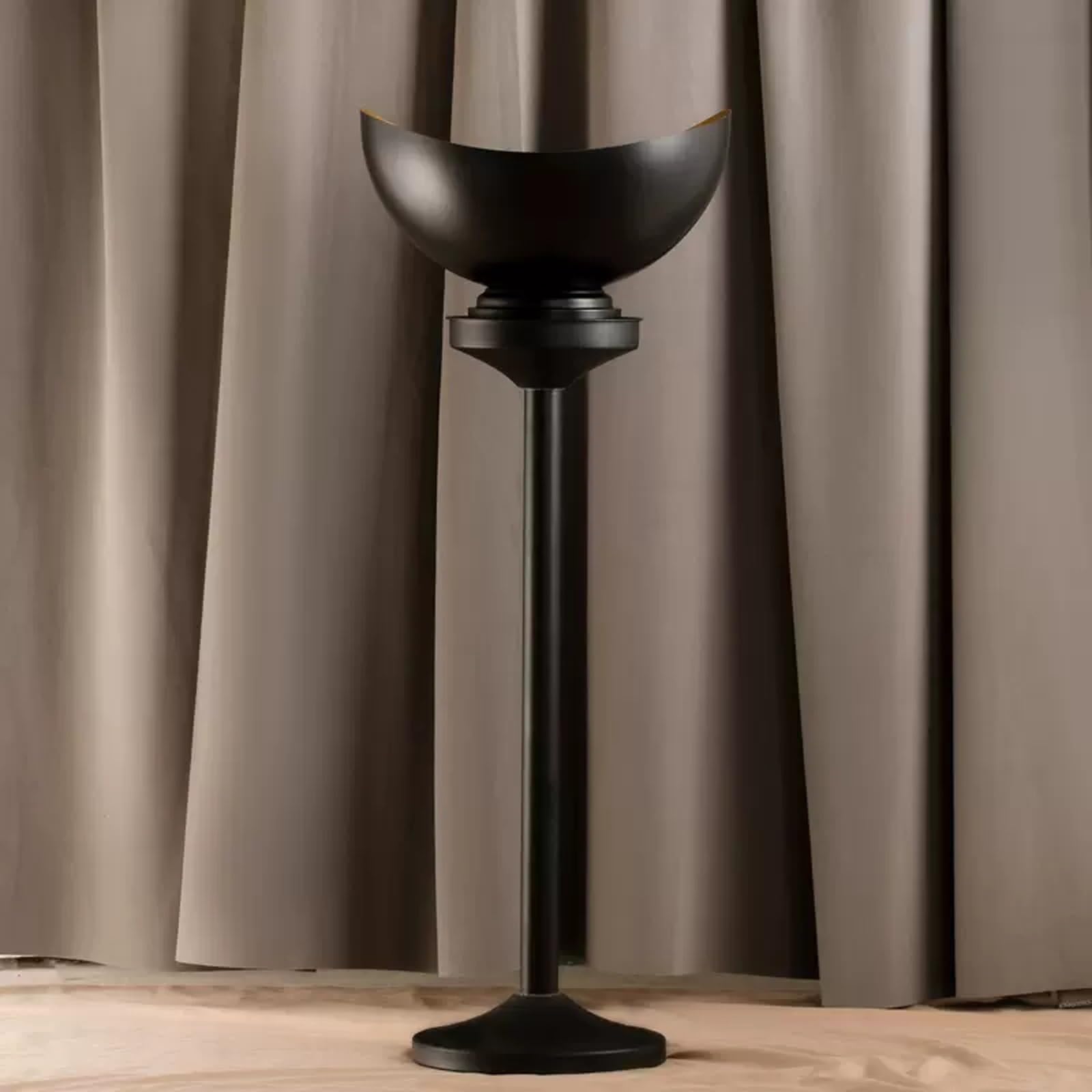 Cubo de Hielo Cubo de Hielo Acero Inoxidable Pulido con Soporte, Cubo Enfriador pie Grande for Cerveza, Vino, Uso en Interiores o Exteriores Cubo de Hielo frío para Barra(Negro)