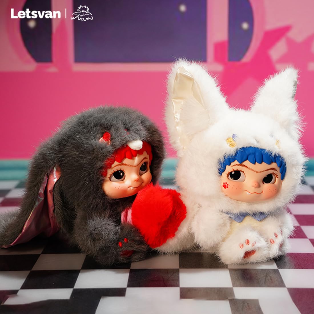 MINISO WAKUKU V2 - Fox Rabbit Trouble Diary Series Plush Blind Box
