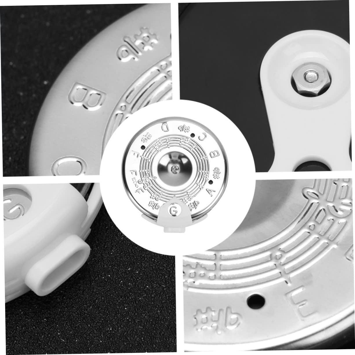 VICASKY 6stücke Stimmenote C-c Stimmrohr Für Gitarre Und Geige Präzises Stimmgerät Für Violine Ukulele Mandoline Und Bass Für Musiker Und Musiklehrer