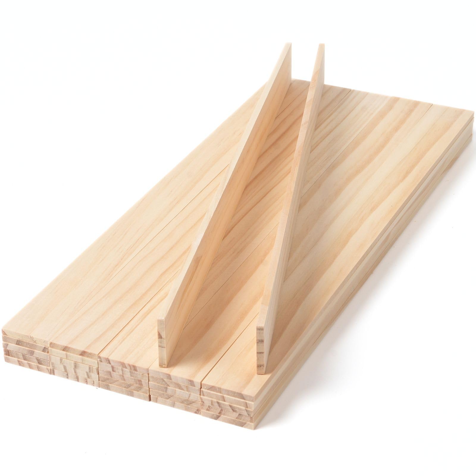 Unfinished Wood Strips - 15 Dowels 1/4x1x12 -12 Unfinished Wood Strips - 15 Dowels 1/4x1x12 -12