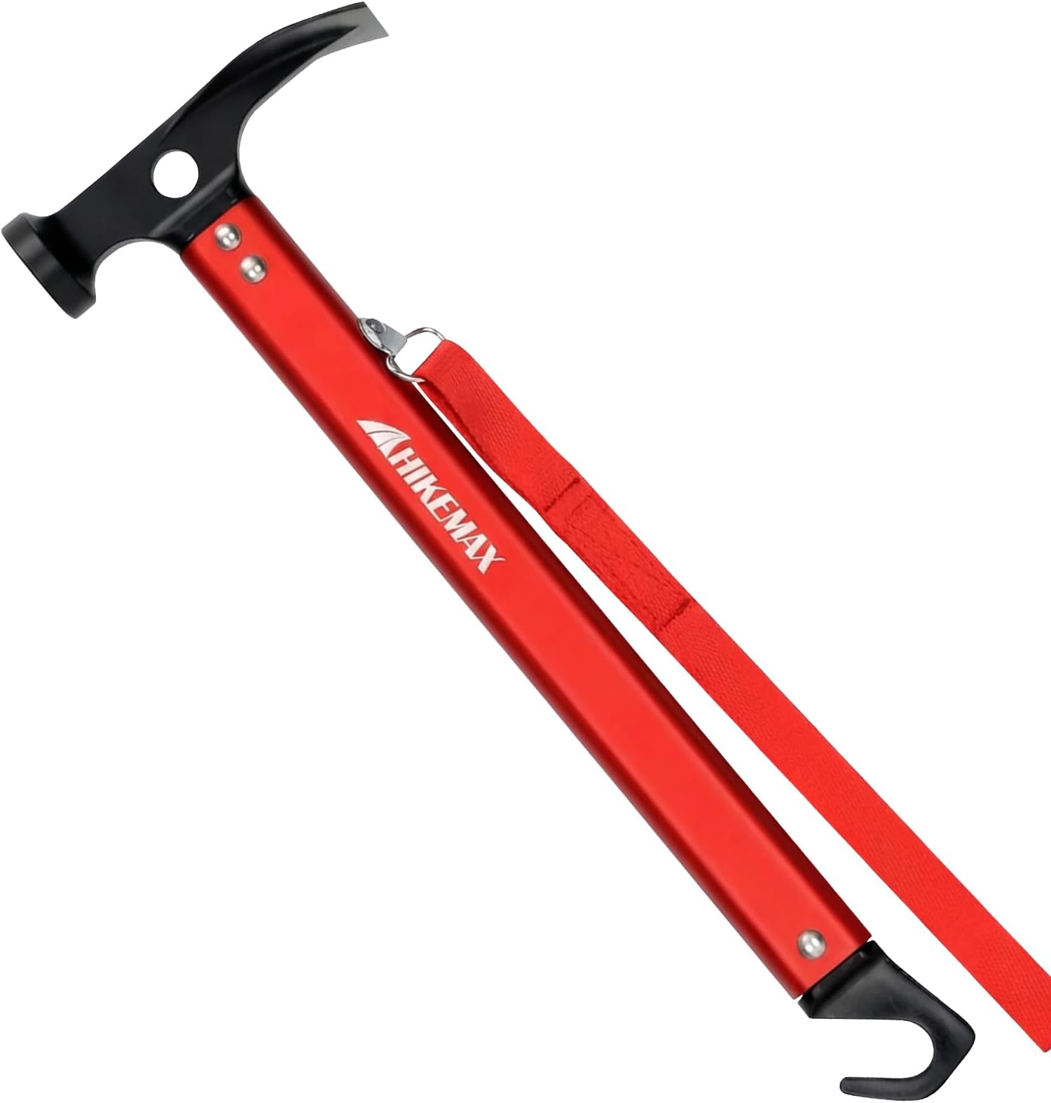 Lightweight Outdoor Camping Hammer Aluminum Tent Hammer with Tent Stake Remover, 13-Ounce