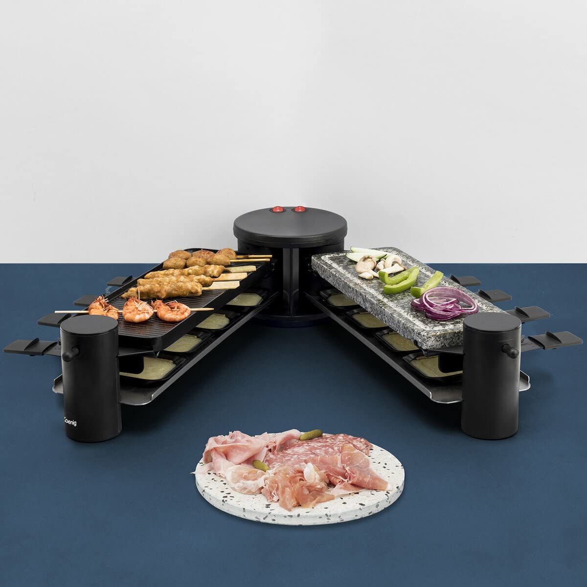 H.KOENIG RP360 +BW1880 APPAREIL A RACLETTE 4 EN 1 ET TIREUSE A BIERE 5L