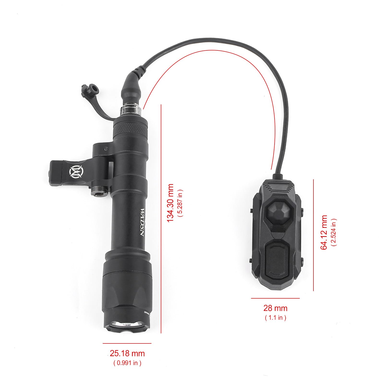 GLECTICAL M640C Tactical Rotating Mount Flashlight - Image 2