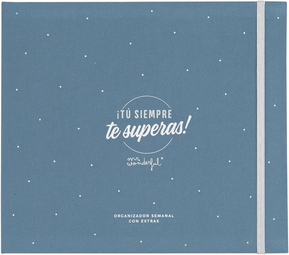 Organizador semanal con extras - ¡Tú siempre te superas!