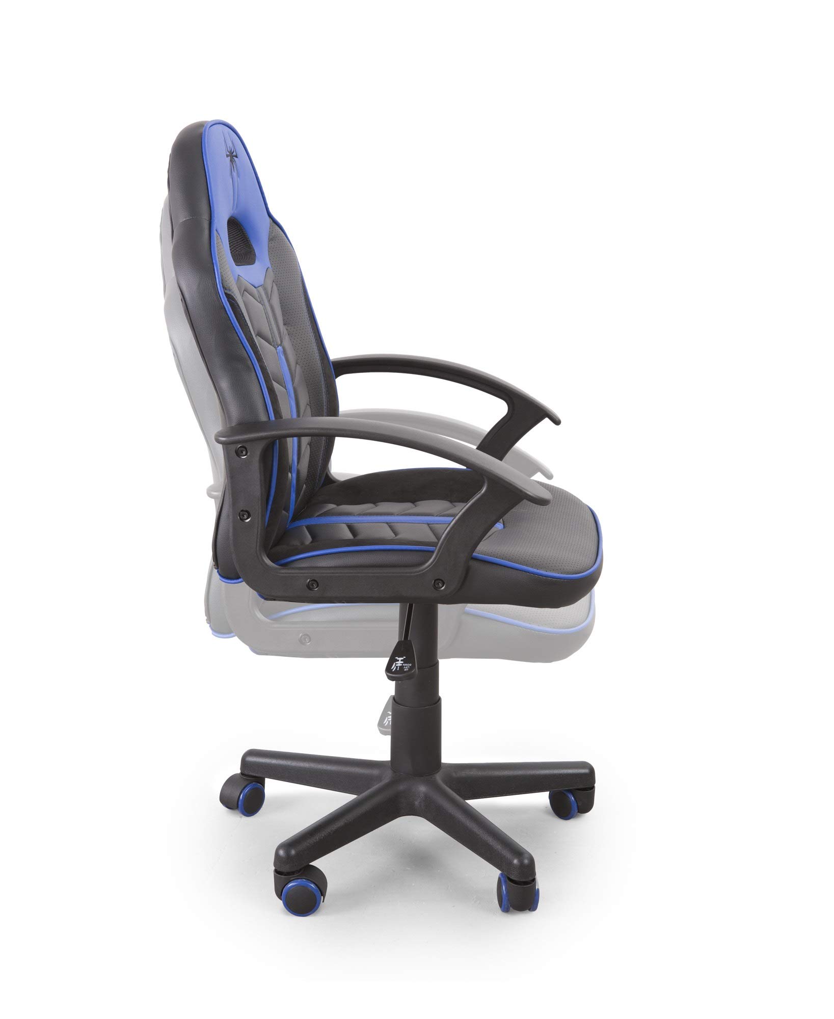 Home Heavenly®- Silla Gaming Win, Silla giratoria para niños, niñas, sillón Gamer con Ruedas ergonómico diseño Moderno, para Estudio, habitación Juvenil Escritorio, en tamaño pequeño (Azul)
